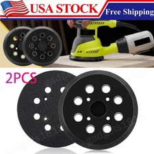 2Pcs 5" Orbital Sander Pad Hook and Loop For Milwaukee OE#51-36-7090 51-36-7100