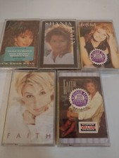 Country Cassette Tapes Sealed Faith Hill, Reba, Shania Lot Of 5