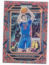 COLIN CASTLETON 2023 PANINI PRIZM DRAFT PICKS VENOM #45 RC ROOKIE MINT
