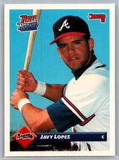 Javy Lopez Cards Rated Rookie Card RC 1993 Donruss #782 Atlanta Braves Cards. rookie card picture