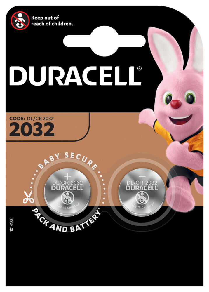 10 x 2er Blister Duracell CR 2032 3V Lithium Knopfzelle DL2032 - 20 Batterien