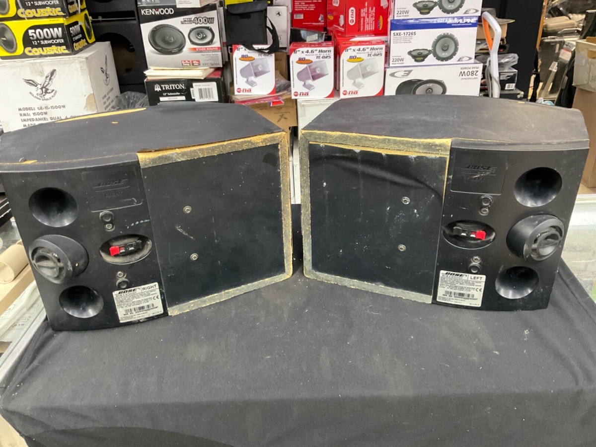 Bose 301 V Series Direct Reflecting Speakers Black Pair Right Left