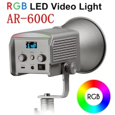 NiceFoto AR-600C RGBWW Full Color Led Video COB Light 2700K-6500K APP Control 