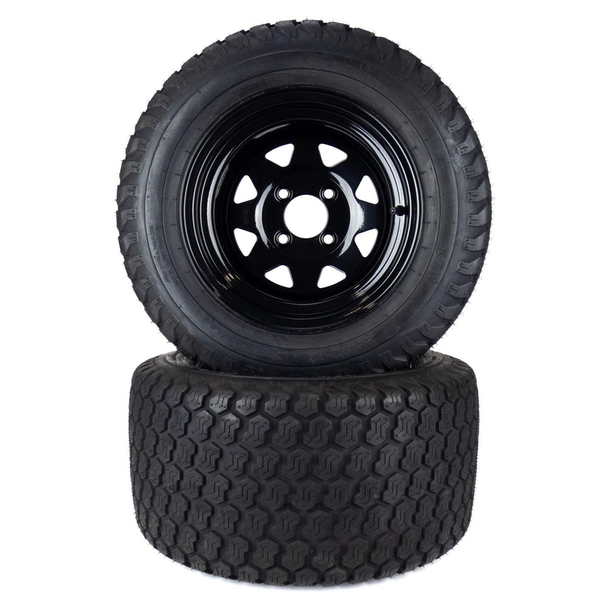 、 2) Super Turf Tire Assemblies 22x12.00-12 Fits Gravely Ariens 52
