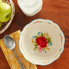 NEW! PIONEER WOMAN SWEET ROSE 6" CEREAL BOWL ~ HTF ~ FLORAL