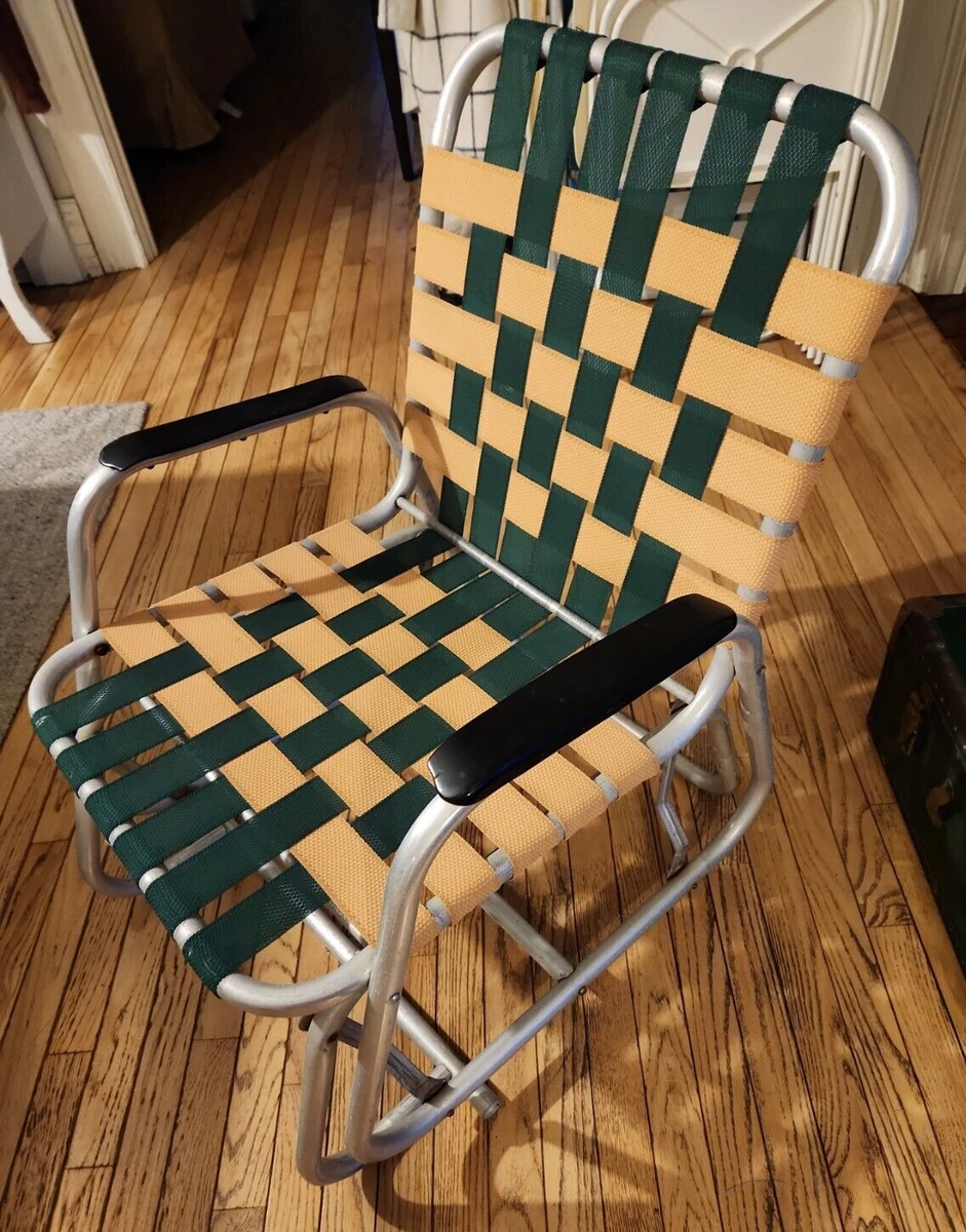 Tan glider shop rocker