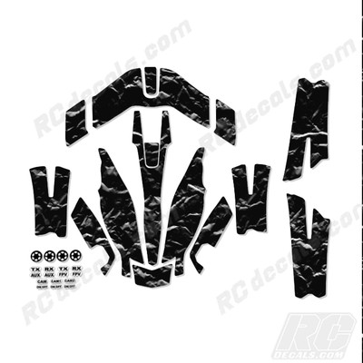 Traxxas Aton Plus Body Wrap Decal Skin Sticker Canopy Embossed