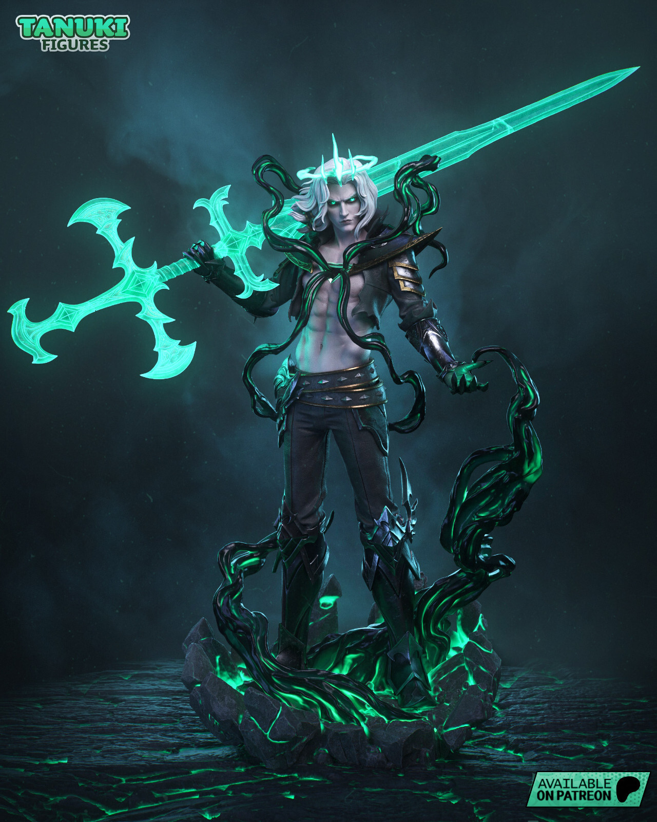 Viego, League of Legends, Champion, Game, Figur, 3D Druck, Statue, UNBEMALT