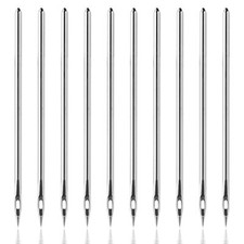 10 Pcs Leather Sewing Awl Hand Sewing Needle Canvas Leather Sewing Awl Needle