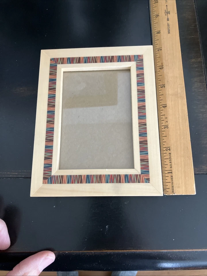 Furio 5 x 7 Solid Wood Frame Marquetry Studio Wood Collection  - Image 3 of 4