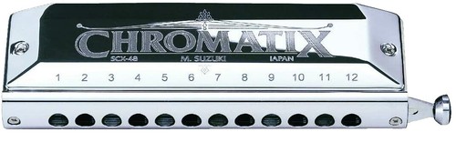 Tombo 1248SG UNICHROMATIC GOLD Chromatic Harmonica 12 Holes 48