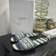 Christian Dior Dway Embroidered Logo Slide Sa...