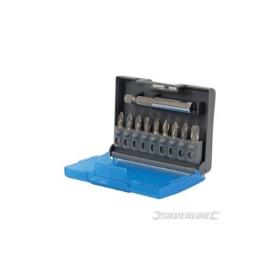 Silverline 771034 CR-V Schraubendreher Bit Set 10St.