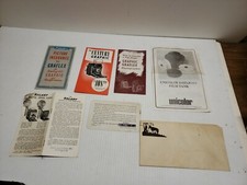 Asst Vintage Camera Literature Kodak Graflex Kalart Unicolor