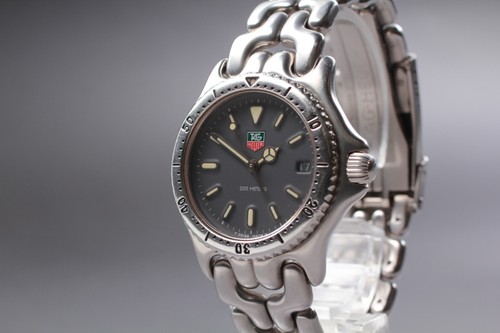 *EXC+5* TAG HEUER S/el Professional S99.213M/E Gray Dial Date Quartz Boy's Watch - Picture 5 of 11