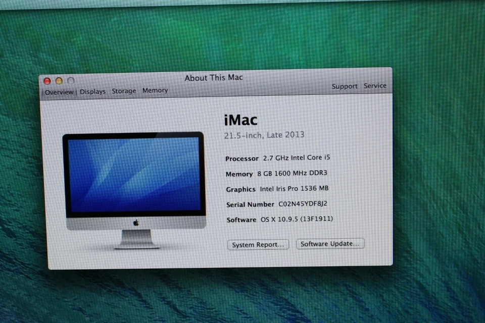 Apple 54.6cm A1418 IMAC Intel Core I5 2.7GHz 8GB RAM 1TB HDD + Tastatur & Maus - Bild 2 von 4