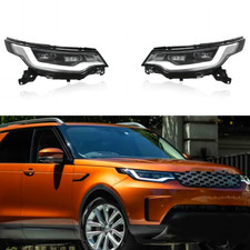 Pair Headlight Assembly For Land Rover Discovery 5 Lr5 2016-2019 Front Lamp