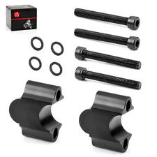Handlebar Risers 7/8" Bar Clamp Kit For ATV Dirt Bike Honda Yamaha 30mm Height
