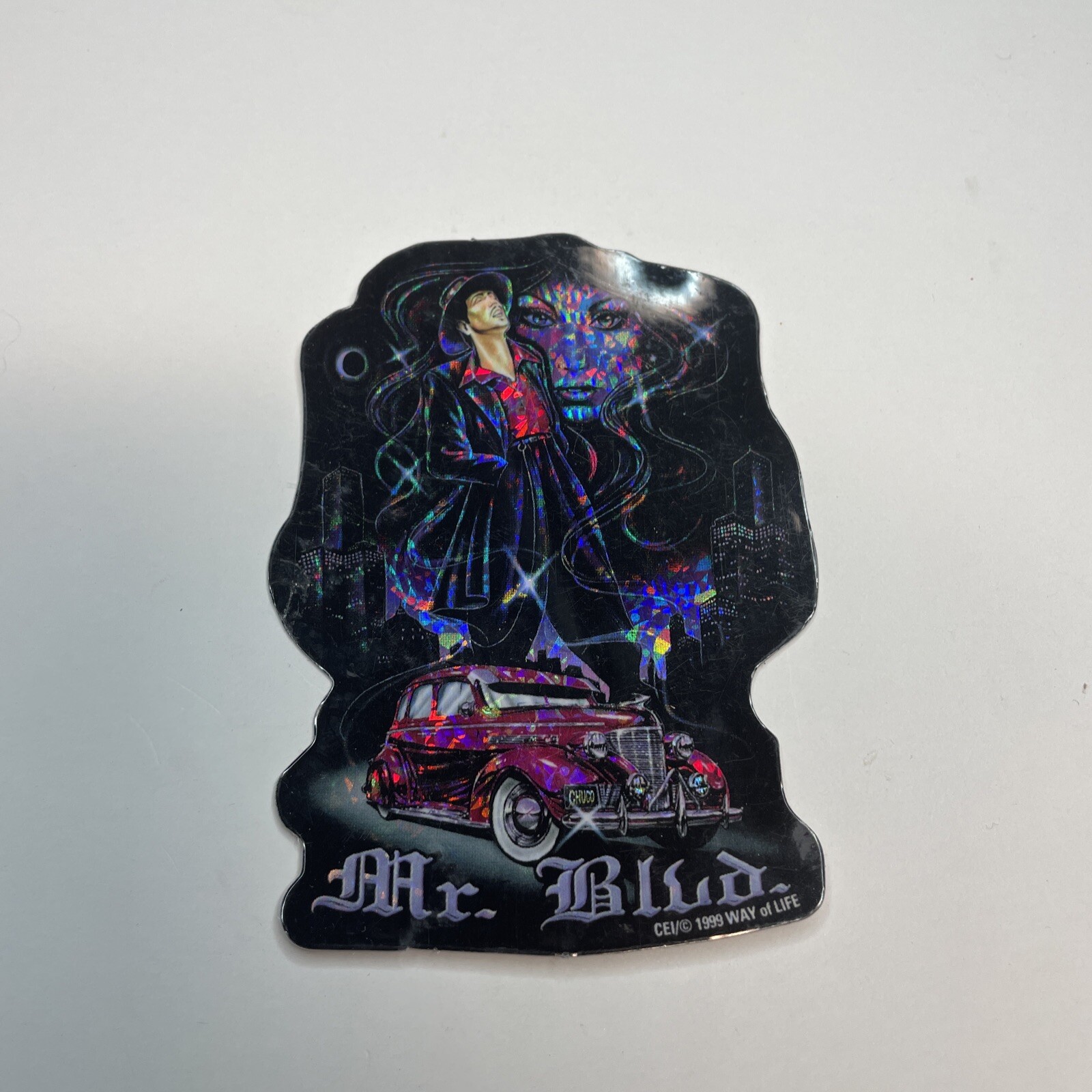 Vintage Vending Machine Sticker 1999 Way of Life MR. BLVD Latino homie