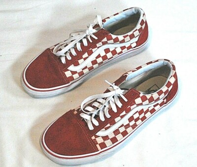 Skool Checkerboard Vans Old Skool Weinrot Herren Vans Old Skool