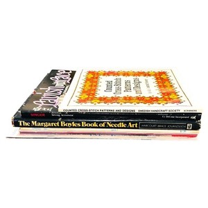 Vintage Needlecraft Quilting Crochet Magazines, Books, Leaflets Lot Of 11