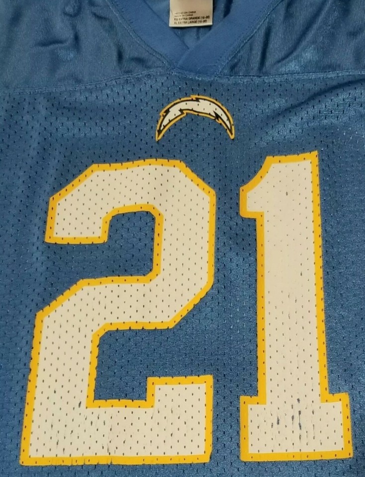 CHARGERS San Diego NFL FOOTBALL TOMLINSON 21 REEBOK PLAYERS JERSEY