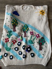 NOS Handmaid Peruvian Arpillera Sweater