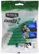 Schick Exacta2 Sensitive Disposable Razor 20P 10 Count X 2Pack 