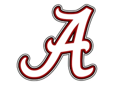 Alabama Crimson Tide A Logo College Sticker Waterproof Vinyl Decal Die-Cut Car