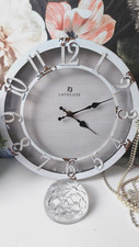 Wall Clock White LAFOCUSE Boxed in vintage ranch Shabby Chic - ARTY