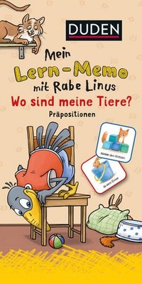 Duden: Mein Lern-Memo mit Rabe Linus - Wo sind meine Tiere? (Präpositionen) VE 3