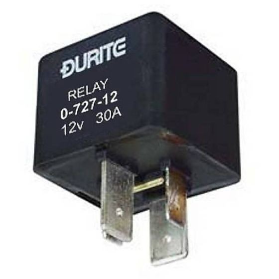 Mini Relay 12V 30A with Fixing Bracket for Automotive - Replaces Lucas SRB520