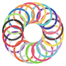 20 Pcs 3D Pen Filament, 1.75mm Dia 9.8ft Length, 20 Colors