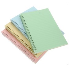 4 Pcs College Ruled Spiral Notebook for School Aesthetic Notebooks