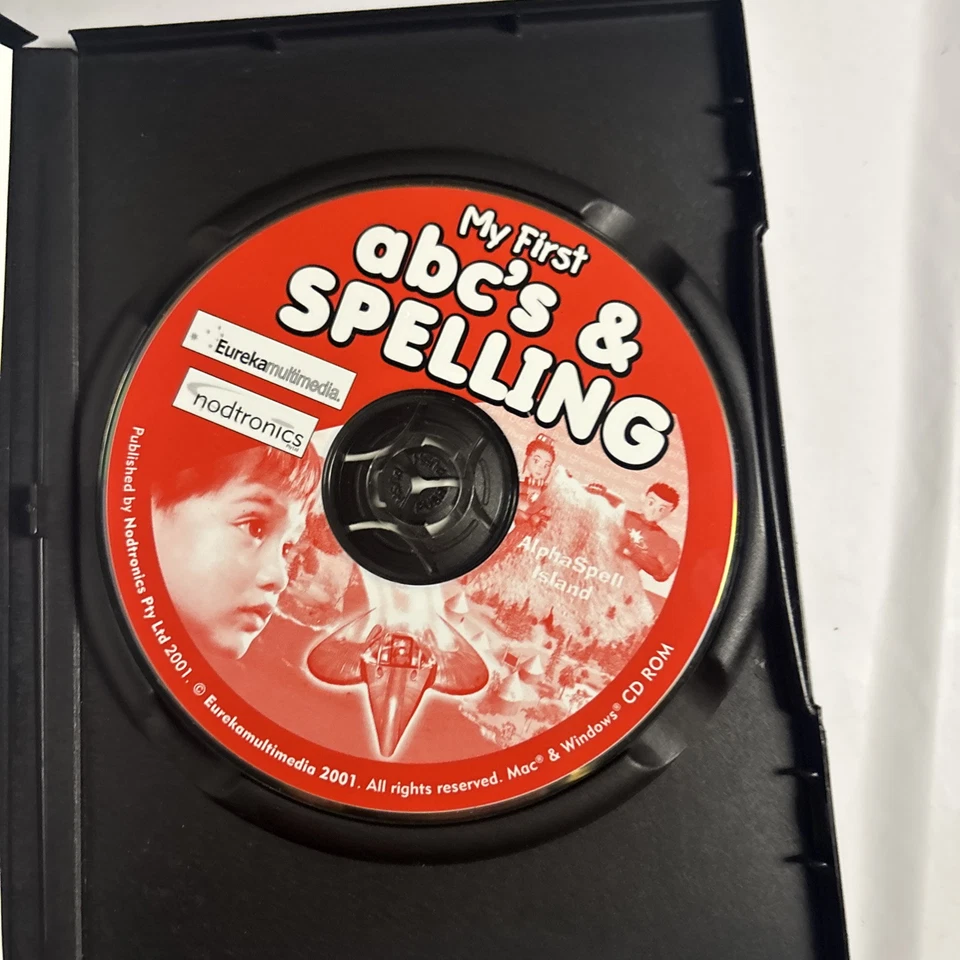 Eureka Multimedia abc’s & Spelling PC Mac CD ROM Kids Age 3-6 Windows Mac - Image 3 of 3