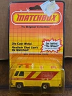 Vintage 1983 Matchbox NO MB54 - Airport Foam Tender, YELLOW / Sealed on Card