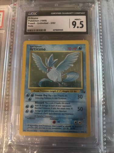 Articuno (Unlimited) graded CGC 9.5 for sale on eBay
