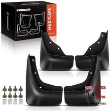 Set of 4PCS Mud Flaps Splash Guards Mudguards Mudflaps with Hardware Kits