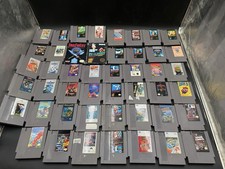 Nintendo  Nes Game Lot Of 47 TETRIS FINAL FANTASY ICE CLIMBER TOP GUN JEOPARDY