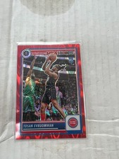 Tosan Evbuomwan 2023-24 Panini Premium Stock Red SeismicPrizm #133 #018/199 NrMt