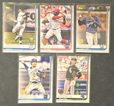 2019 Topps 150 Years Gold Stamp Gold Foil Parallel Lot (5) MLB Baseball 