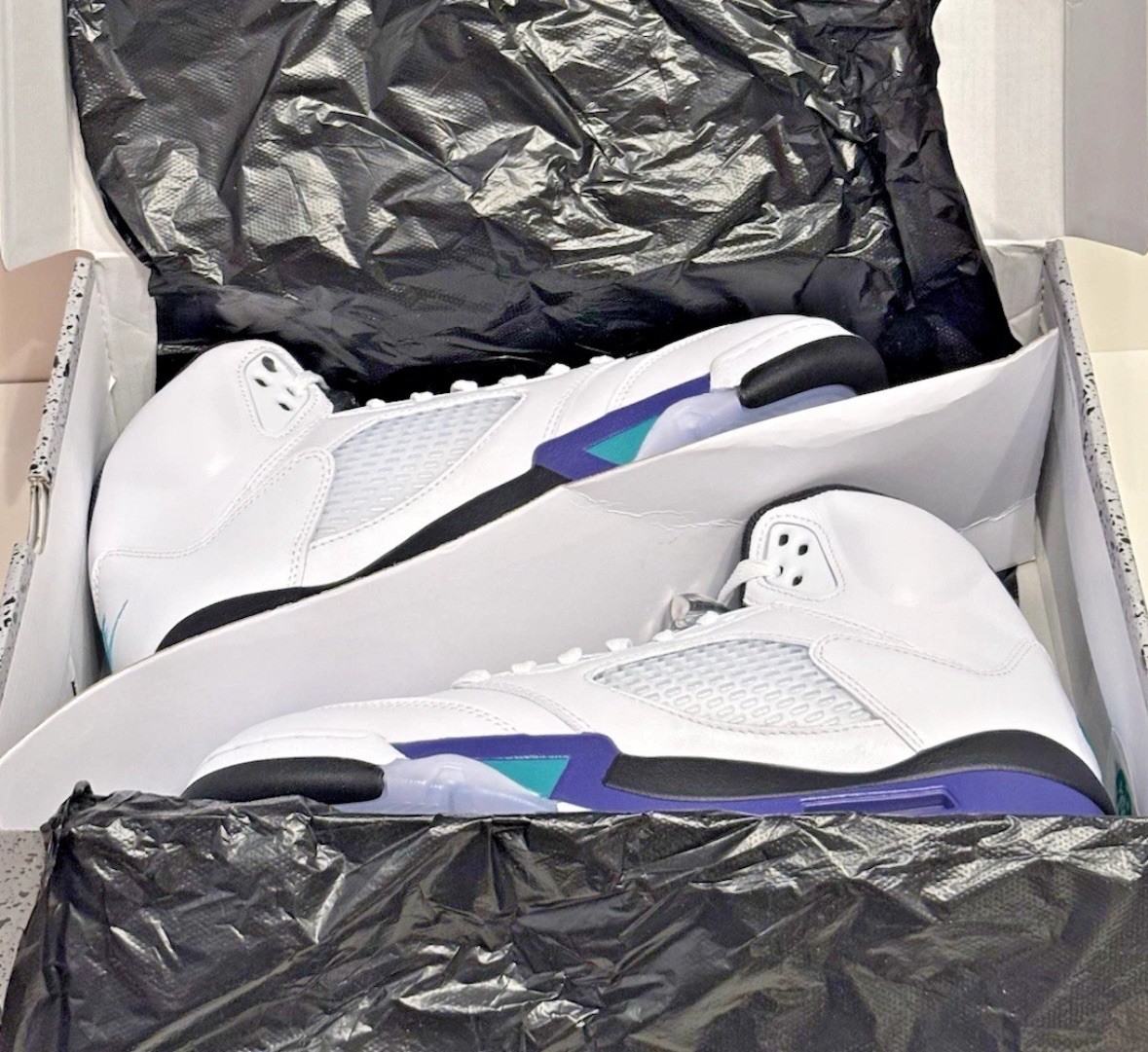 Size 13 Mens Nike Air Jordan 5 Retro 2025 Grape Brand New  display picture 2