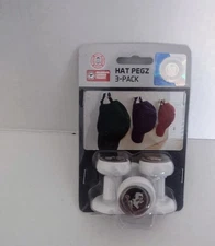 Florida State Seminoles Hat Pegz Holder For Displaying Hats 3Pc in Package 