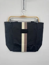 NWT Aloha Collection Le Voyageur Day Tripper Tote Bag Women's Black Zipper Strap