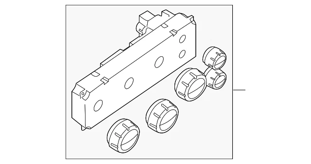 Nissan TITAN 2004 genuino - Unidad de control del tablero 27500-8S211 Foto 2 de 3