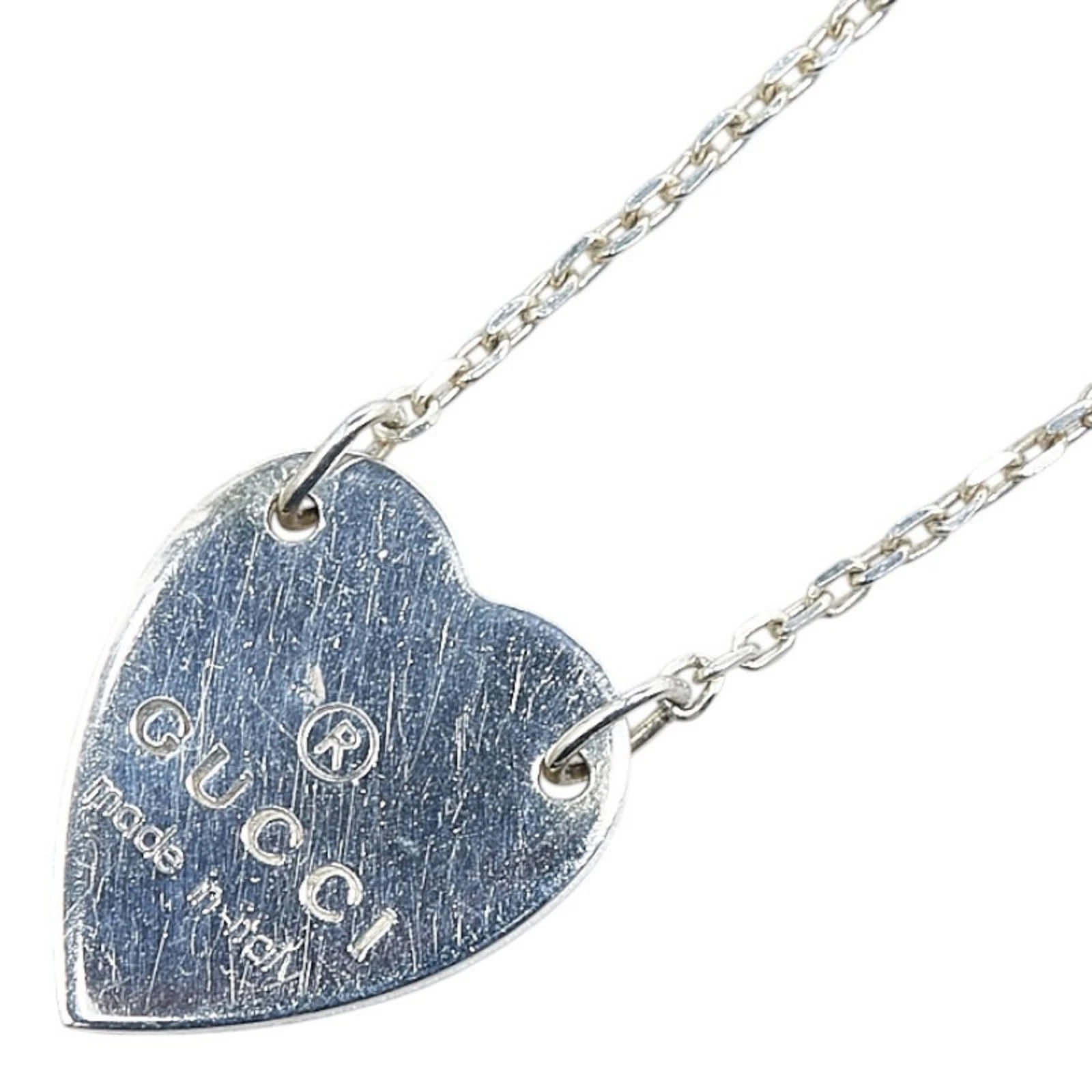 Collana Gucci motivo cuore 304632 argento SV925 donna GUCCI GZl17ma4