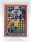 2025 Topps Chrome Football Orange Geometric Refractor Khalil Mack #160