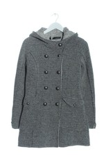 BOMBOOGIE Manteau en laine Dames Manteau T EU 36 gris clair style décontracté
