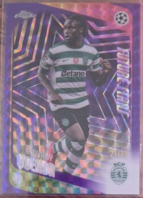 Topps UCC Chrome Future Stars Geovany Quenda /75 Sporting Lissabon