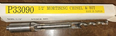 UNBRANDED MORTISING CHISEL AND BIT 1/2'' P33090 